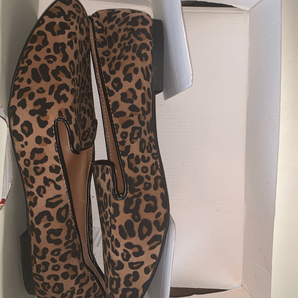 Cheetah Print Flats ; Worn Once